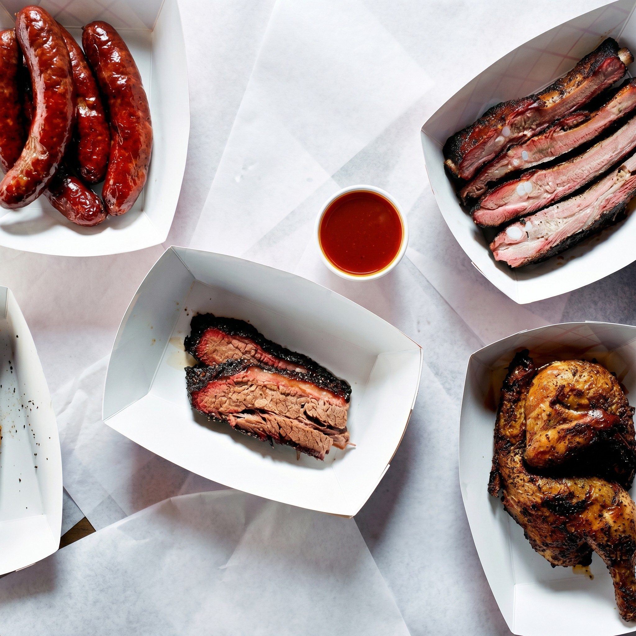 1/2 Rib & 3/4 Chicken.