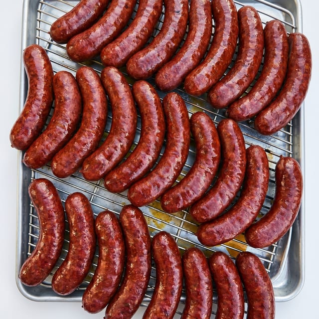 Beef Sausage.