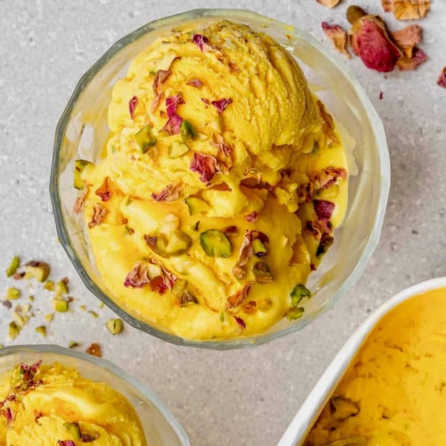 + Saffron Ice Cream.